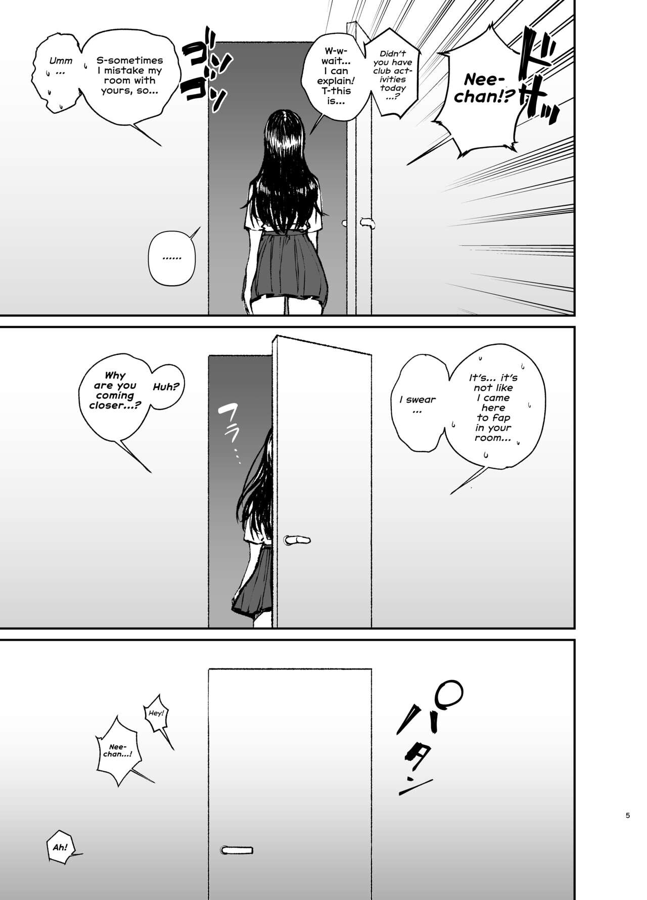 Hentai Manga Comic-The result of an encounter between a younger brother who wants to masturbate with his older sister and an older sister who wants to masturbate-Read-4